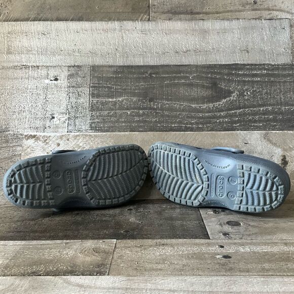 Crocs Classic Round Toe Slip On Dark Blue Clog Sandals Size M5 W7 - Picture 6 of 6